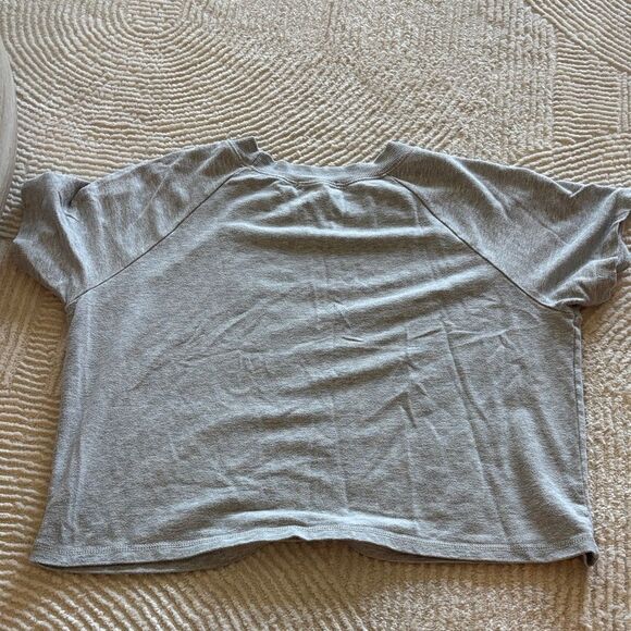 Calme by Johnny Was Heather Gray Short Sleeve Tee - Picture 9 of 9
